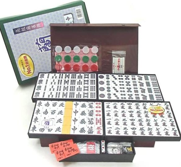 高級麻雀牌 蘭 2L ジャンボサイズ牌 送料無料】麻雀牌 蘭 2Lサイズ