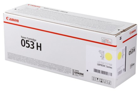 【送料無料】Canon キヤノン  トナーカートリッジ 053H Y (イエロー) 【キヤノン純正品】