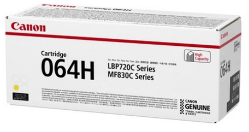 【送料無料】Canon キヤノン  トナーカートリッジ 064H Y (イエロー)【キヤノン純正品】の通販は 32,750円