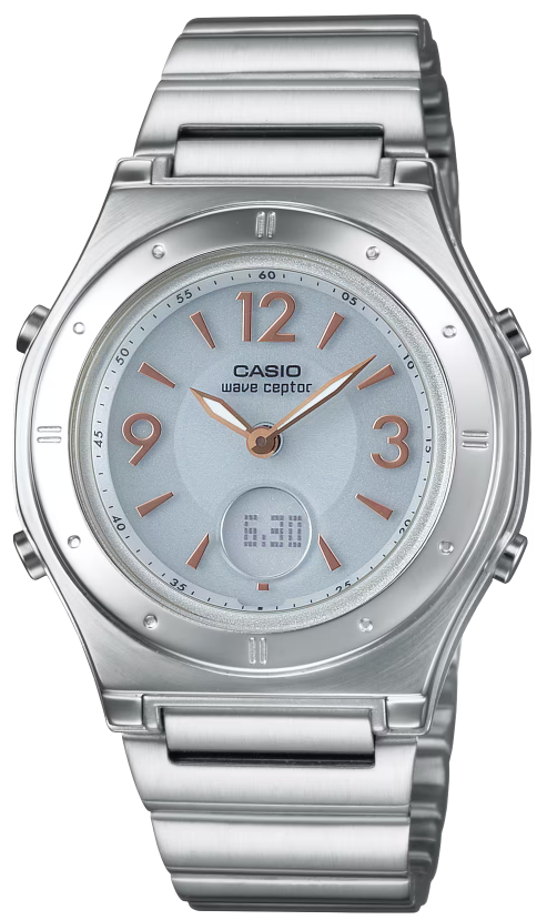 母の日ギフト 【ゆうパケットで送料無料】【国内正規品】CASIO・カシオ wave ceptor ウェブセプター LWA-M141D-7AJF 女性用 ソーラー電波時計