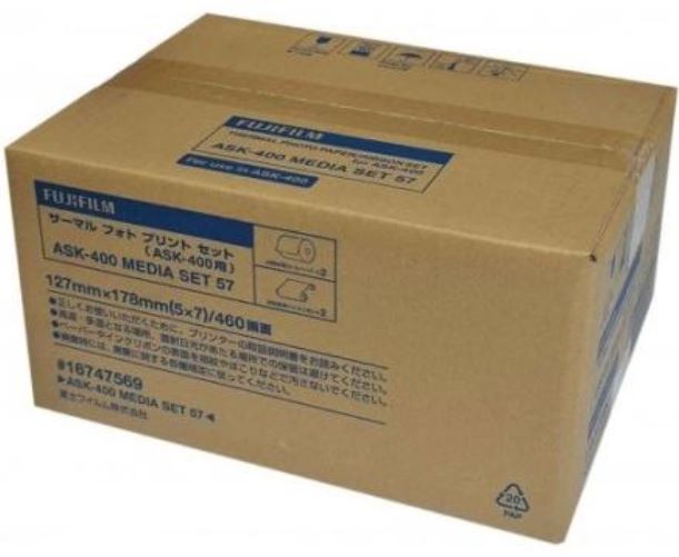 【送料無料】フジフィルム サーマルフォトプリントセット ASK-400 MEDIA SET 57 ASK-400用