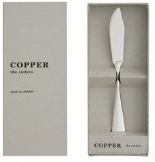 COPPER the cutlery バターナイフ 1本 ミラー仕上げ シルバー CB-1SVmi