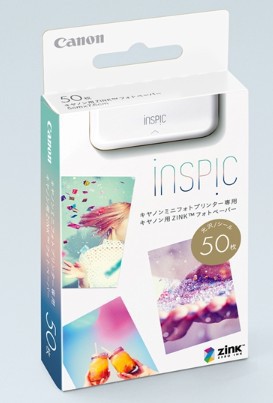 Canon・キヤノン ZP-2030-50 スマホ専用ミニフォトプリンター iNSPiC用