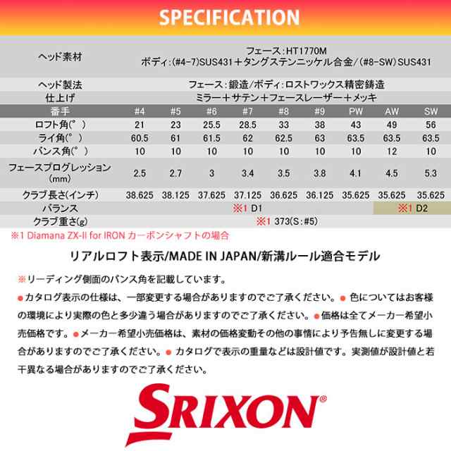 SRIXON スリクソン ZX4 MKII カスタムMCI 80S