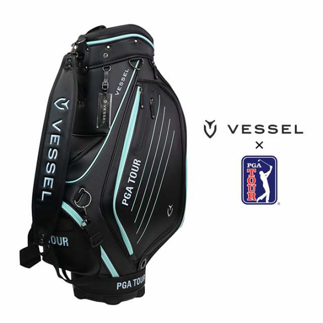 Vessel Pga Tour キャディバッグ ベゼル 9インチ ブラック ティファニー 限定 オリジナル の通販はau Pay マーケット ゴルフショップ ウィザード Au Pay マーケット店