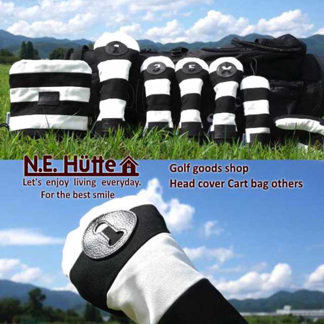 最安価格エヌ.イー.ヒュッテ N.E.Hutte ゴルフヘットカバー ヘッドカバー