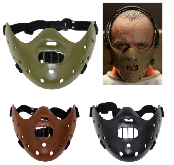 送料無料 ハンニバルマスク ハーフマスク 仮装マスク ハロウィン ジェイソン風 ハードマスク 変装マスク コスプレ用マスク 緑 茶 黒 の通販はau Pay マーケット Goodsmileshop
