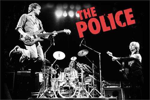 ポリス LIVE ポスター／The Police フレーム付 スティングの通販はau