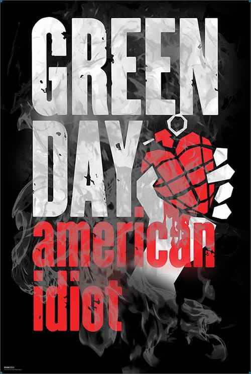 グリーン・デイ American Idiot ポスター／フレーム付 GREEN DAY