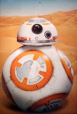 スターウォーズ BB-8 ポスター エピソード7 軽量アルミ製フィットフレーム付 91.5×61cmの通販は 5,020円