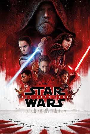 スター・ウォーズ／最後のジェダイ　映画ポスター／フレーム付｜au PAY マーケット