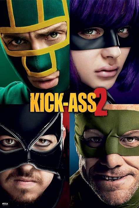 キック・アス２ 映画ポスター KICK ASS2 軽量アルミ製フィットフレーム付 91.5×61cm｜au PAY マーケット