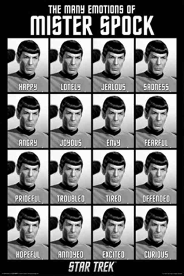 ポスター スター・トレック Star Trek Emotions of Spock 軽量アルミ製フィットフレーム付 91.5×61cmの通販は 4,859円