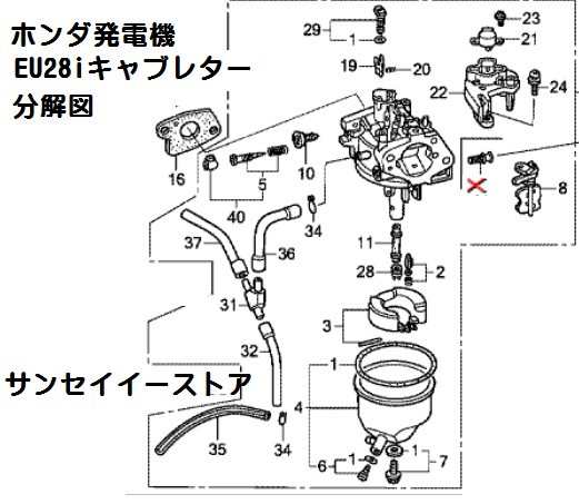 ホンダ 発電機 Eu28is用 キャブレターassy メーカー在庫限り zl0d66 zh01 の通販はau Pay マーケット サンセイイーストア