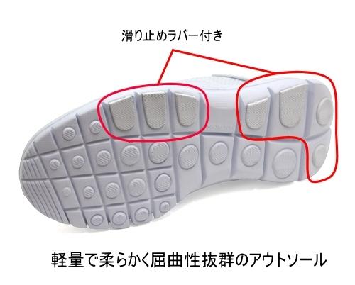レディース 超軽量 2way キックバックスニーカー メッシュ スリッポン オールホワイトの通販はau Pay マーケット はきものや