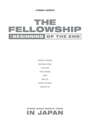 ATEEZ/ 2022 WORLD TOUR [THE FELLOWSHIP : BEGINNING OF THE END] in JAPAN (2Blu-ray) 日本盤 エイティーズ ワールドツアー ザ・フェロの通販は