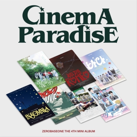 【メール便送料無料】ZEROBASEONE/CINEMA PARADISE -4th Mini Album ＜ZEROSE ver.＞※ランダム発送 (CD) 韓国盤 ゼロベースワン ゼベワン ZB1 シネマ・パラダイス