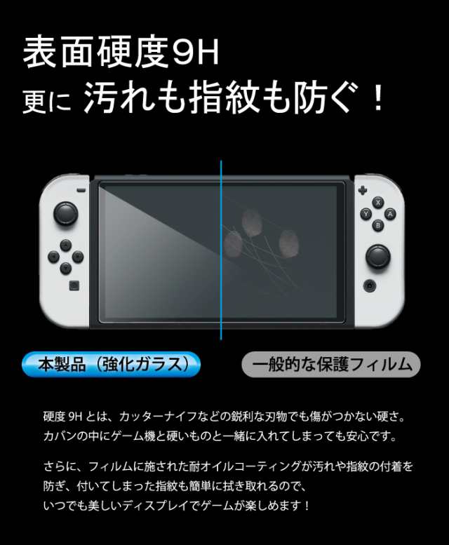 Nintendo Switch 有機EL 液晶保護フィルム ブルーライトカット