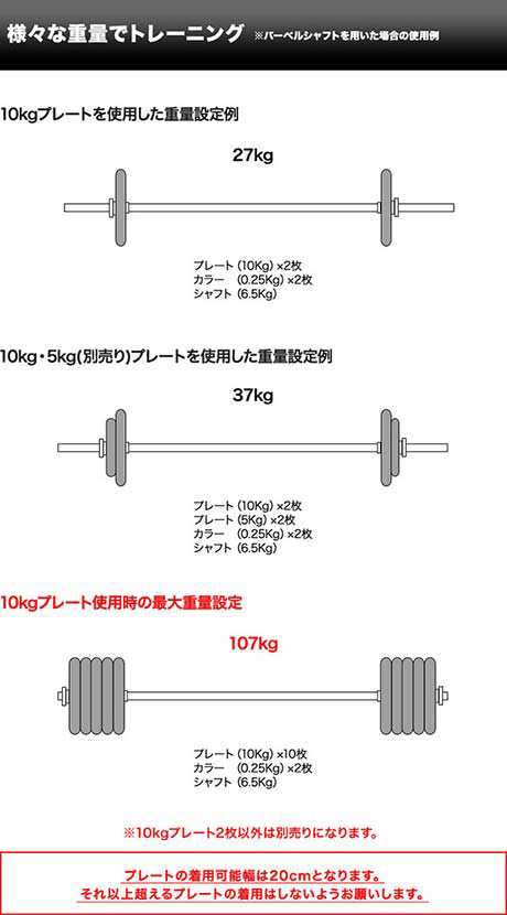 バーベル 用 プレート 10kg 2個セット ブラックアイアン 追加プレート 追加 ダンベルプレート バーベルシャフト 用 ダンベル  アイアンダの通販はau PAY マーケット - マックスシェアー