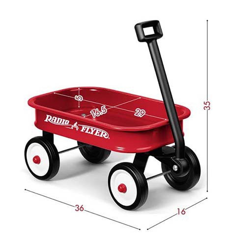 Radio Flyer ラジオフライヤー リトルレッドワゴン W5A ミニ キャリー 