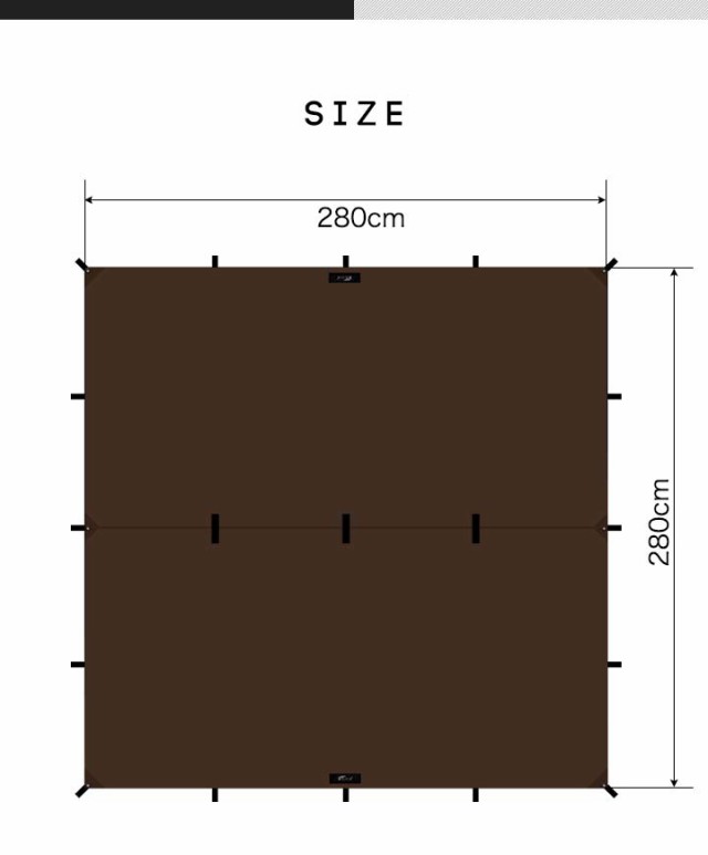 FIELDOOR タープ テント 280×280cm タープテント ヘキサタープ スクエアタープ 2〜4人用 正方形 四角 日よけ UVカット  高耐水加工 簡易の通販はau PAY マーケット - マックスシェアー | au PAY マーケット－通販サイト