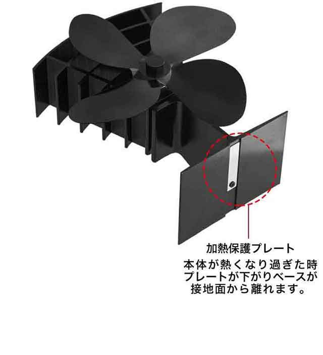 FIELDOOR ストーブファン 羽根直径約18cm エコ 電源不要 省エネ 薪ストーブ・石油ストーブ・灯油ストーブ・ガスストーブなどに。安心安全の通販はau  PAY マーケット - マックスシェアー