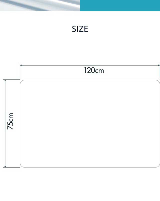 テーブルマット 透明 クリア テーブル マット 120 x 75 cm 厚 1mm テーブルクロス ビニール PVC デスクマット 食卓 ダイニング テーブル の通販はau PAY マーケット - マックスシェアー