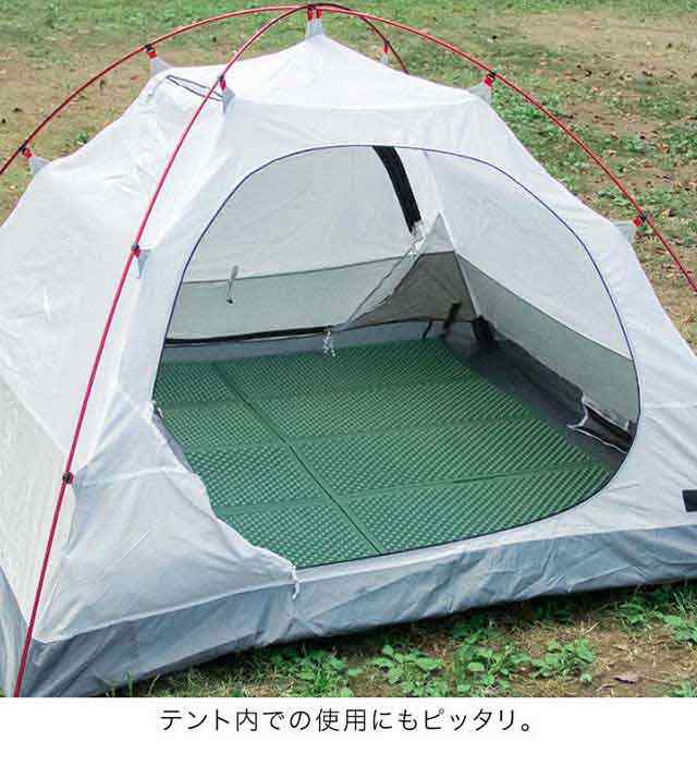 レジャーマット 折りたたみ 200cm x 160cm 大判 厚手 厚さ1.8cm 1人〜2人用 軽量 収納 キャンプ マット レジャーシート  クッション サイ｜au PAY マーケット