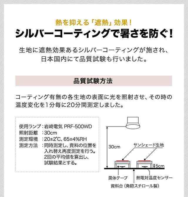 ファッション通販ファッション通販日よけカーテン50cm×200cm