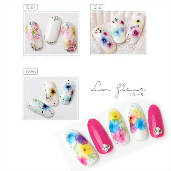 ジェルネイル シール ネイルシール クリアネイルシール 華ネイルシール 2の通販はau Pay マーケット ガーデニア
