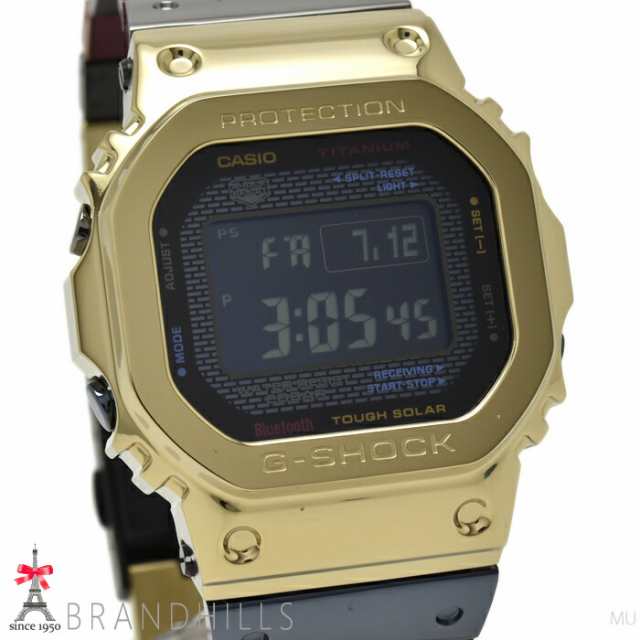 カシオ G-SHOCK フルメタル マルチカラー ソーラー電波 スマフホリンク GMW-B5000TR-9JR CASIO 美品 【中古】