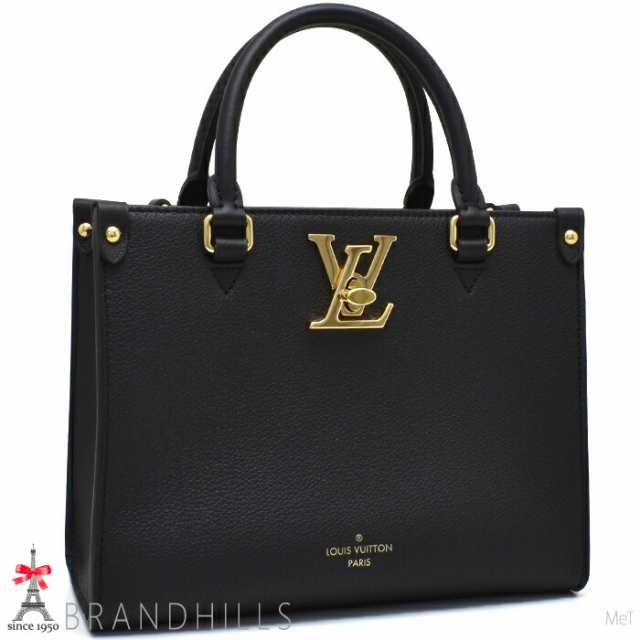 ルイヴィトン ハンドバッグ ロック＆ゴー グレインカーフ レザー ノワール 2WAY M22311 LOUIS VUITTON 未使用品  【中古】｜au PAY マーケット