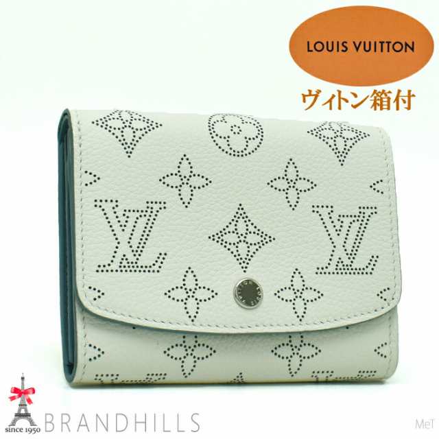 ルイヴィトン ポルトフォイユ イリス コンパクト マヒナ スノー ブルーオラージュ M69213 LOUIS VUITTON 未使用品 【中古】