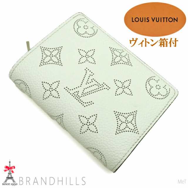 ルイヴィトン 財布 二つ折り ポルトフォイユ クレア マヒナ ブロン コンパクト M82362 LOUIS VUITTON 未使用品 【中古】