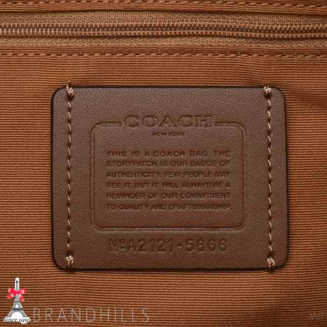 コーチ リュック レディース レザー オフホワイト バックパック チョーク 5666 COACH ほぼ未使用 【中古】