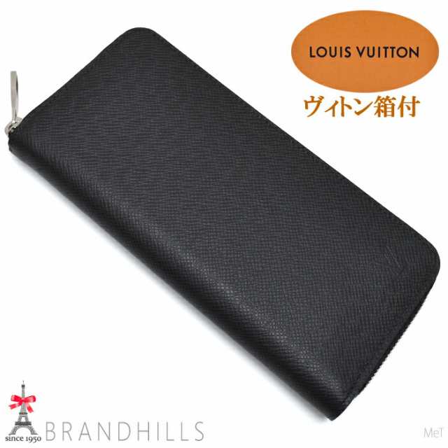 ルイヴィトン 長財布 ジッピーウォレット ヴェルティカル タイガ ノワール M30503 LOUIS VUITTON ほぼ未使用 【中古】