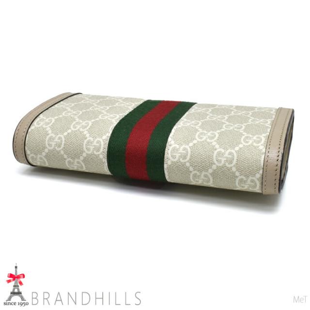 【極美品】グッチ オフィディア GGスプリーム コンチネンタルウォレット 長財布 GUCCI グッチ 財布 オフィディア GGコンチネンタルウォレット