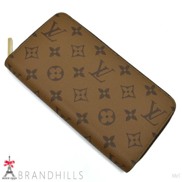 美品】ルイヴィトン ジッピーウォレット モノグラム リバース M82444