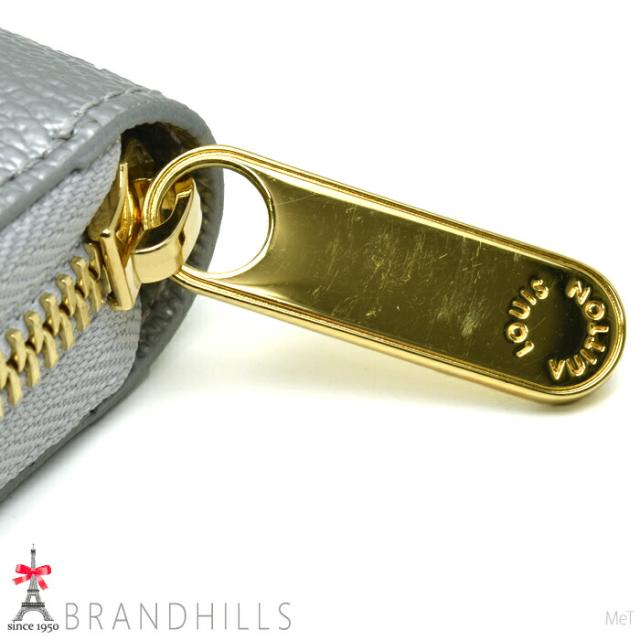 LOUIS VUITTON ジッピーウォレット ガーデンフローラル シルバー