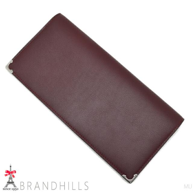 Cartier 長財布 マストライン ボルドー 楽天市場】Cartier カルティエ マストライン レザー 二つ折り 長