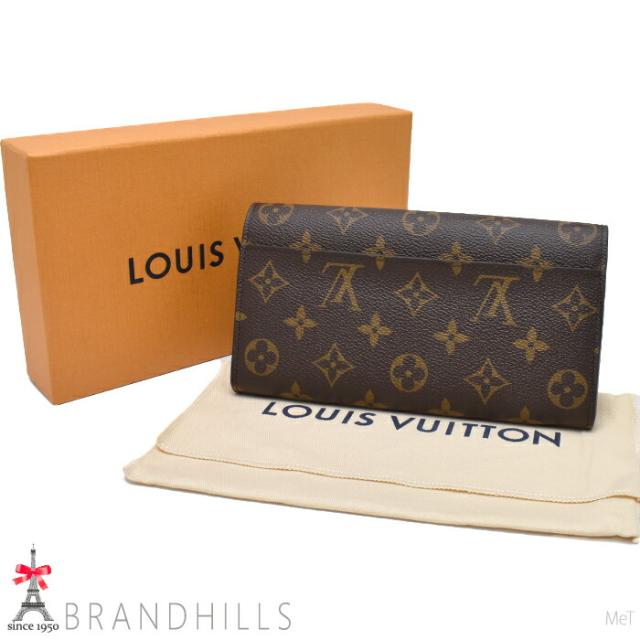 ヴィトン ポルトフォイユ サラ   ブラウン レディース 長財布 ルイ・ヴィトン LOUIS VUITTON 長財布ダミエ ポルトフォイユサラ ブラウン ベージュ ゴールド レディース 中古