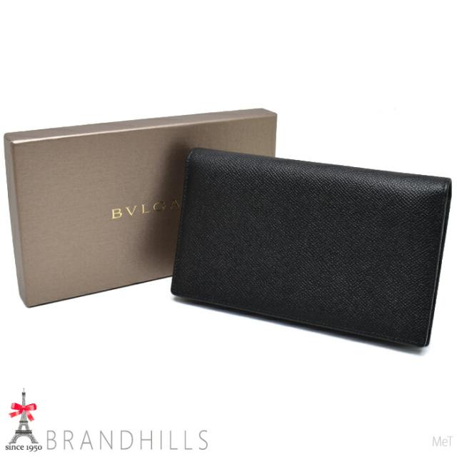 美品】BVLGARIメンズ2つ折り財布 BVLGARI ブルガリ 二つ折り財布 三角