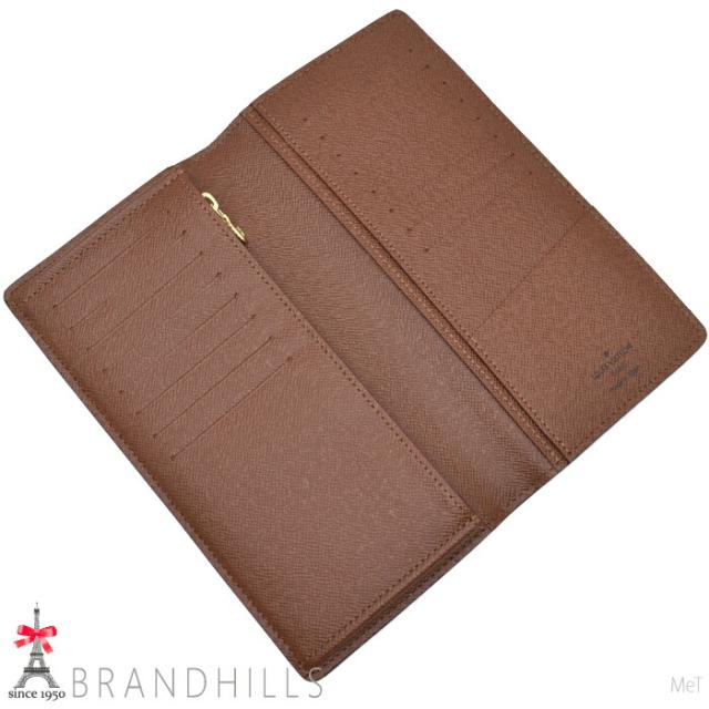 ルイ・ヴィトン 二つ折り長財布 モノグラム ポルトフォイユ ブラザ  