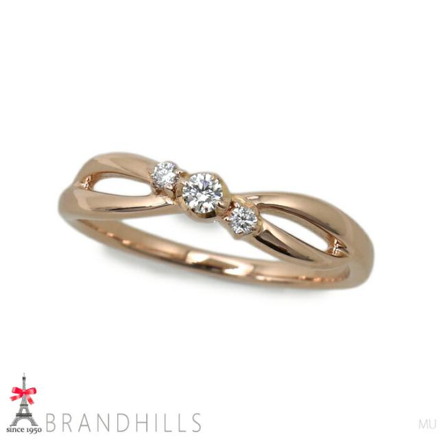 Amelie Monchouchou〔タルトシリーズ〕リング ピンクゴールド（PG） 3号 指輪 Amelie Monchouchouタルトシリーズリング ホワイトゴールド（WG