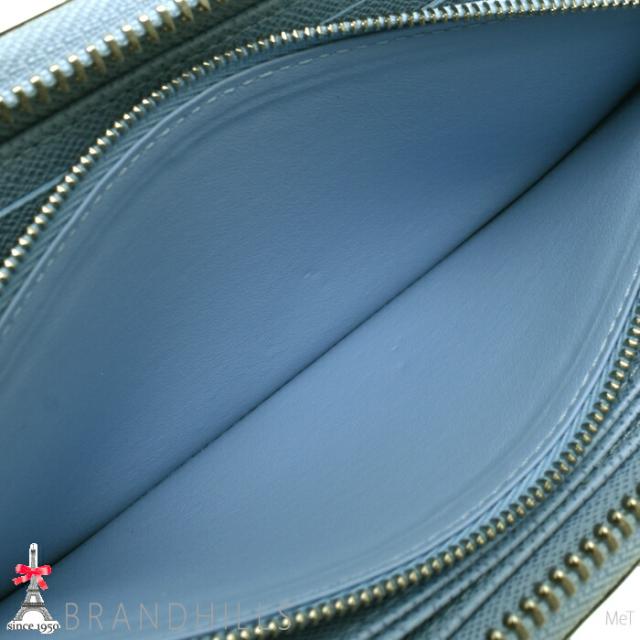 ルイヴィトン 長財布 ジッピーウォレット エピ ブルー ニュアージュ