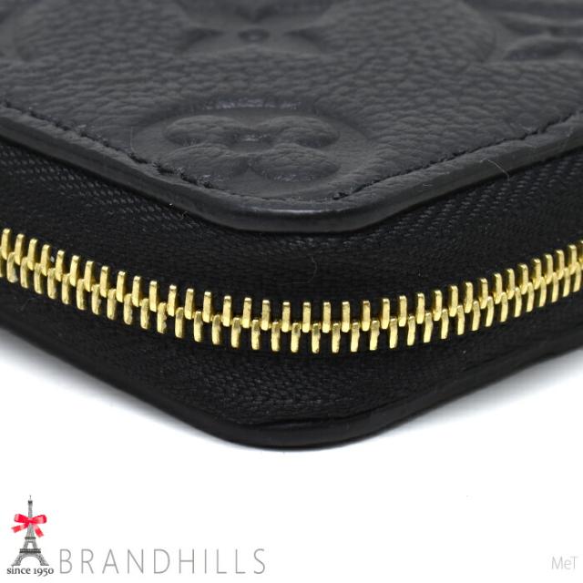 極美品】ルイヴィトン アンプラント ジッピーコインパース 黒 ブラック