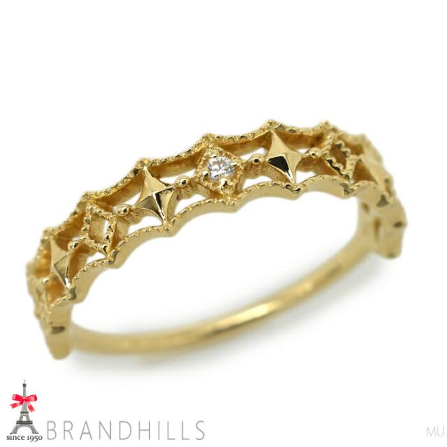 ete ダイヤモンドリング ブライト #11 K18 ダイヤモンド リング