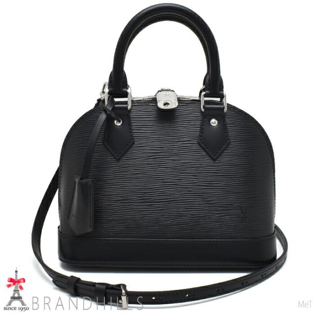 ルイヴィトン ハンドバッグ レディース アルマBB エピ ノワール 2WAY ショルダー M24645 LOUIS VUITTON 極美品 【中古】