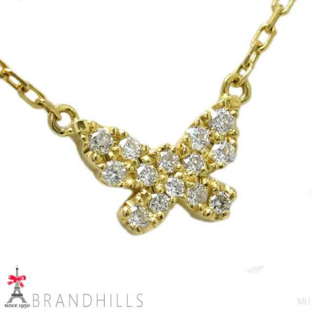 最終値下げ】アーカー☆バタフライ パヴェ ネックレス ☆最終値下げ