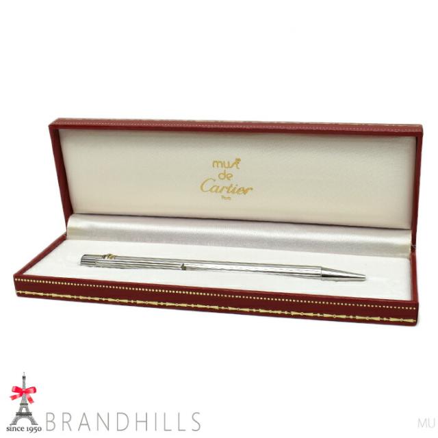 カルティエ ボールペン トリニティ ツイスト シルバー ST150025 Cartier 極美品 【中古】